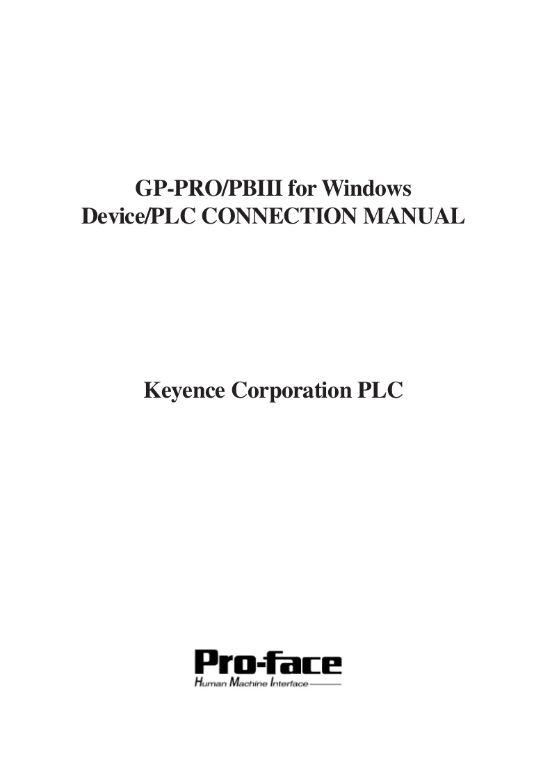 Keyence Programming Manual